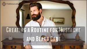 creating a routine for mustache and beard care