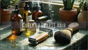 curly or coarse hair curly or coarse hair