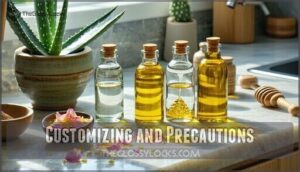 customizing and precautions