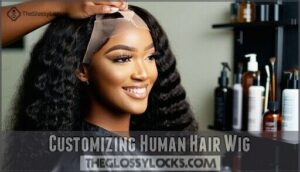 customizing human hair wig