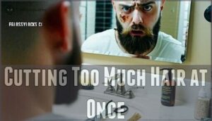 cutting too much hair at once