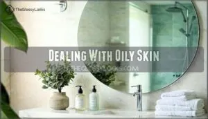dealing with oily skin