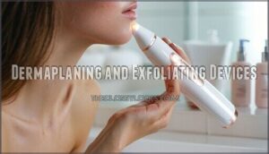 dermaplaning and exfoliating devices