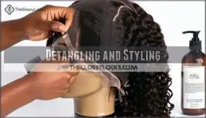 detangling and styling