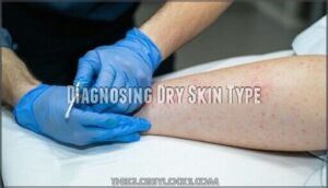 diagnosing dry skin type