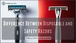 difference between disposable and safety razors