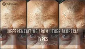 differentiating from other alopecia types differentiating from other alopecia types
