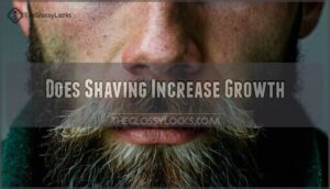 does shaving increase growth