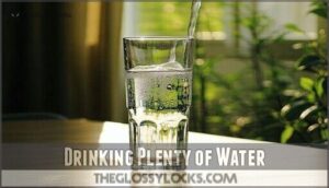 drinking plenty of water