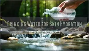 drinking water for skin hydration