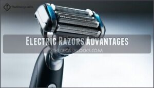 electric razors advantages