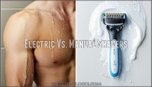 electric vs. manual shavers