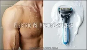 electric vs. manual shavers