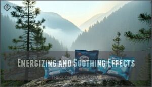 energizing and soothing effects