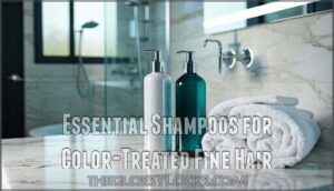 essential shampoos for color-treated fine hair
