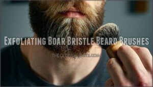 exfoliating boar bristle beard brushes