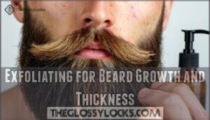 exfoliating for beard growth and thickness