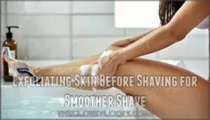 exfoliating skin before shaving for smoother shave exfoliating skin before shaving for smoother shave