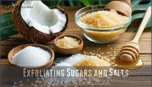 exfoliating sugars and salts