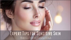 expert tips for sensitive skin