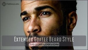 extended goatee beard style