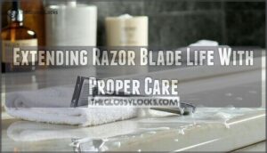 extending razor blade life with proper care