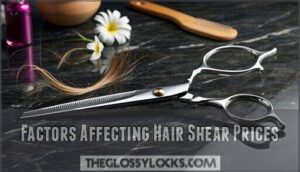 factors affecting hair shear prices