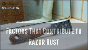 factors that contribute to razor rust