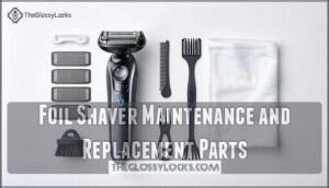 foil shaver maintenance and replacement parts