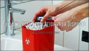 follow local regulations for disposal follow local regulations for disposal