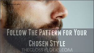 follow the pattern for your chosen style