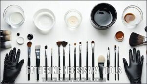 gathering necessary tools
