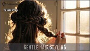 gentle hair styling