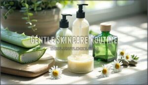 gentle skincare routine