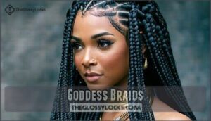goddess braids