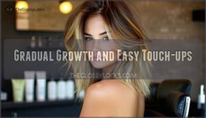gradual growth and easy touch-ups