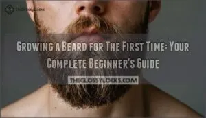 growing a beard for the first time
