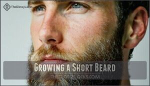 growing a short beard