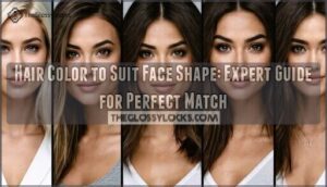 hair color to suit face shape