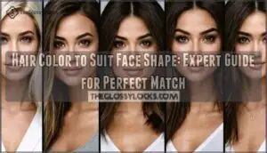 hair color to suit face shape