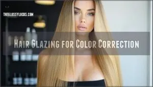 hair glazing for color correction