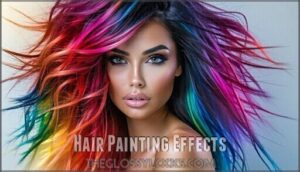 hair painting effects