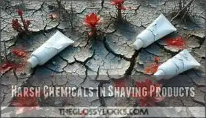 harsh chemicals in shaving products