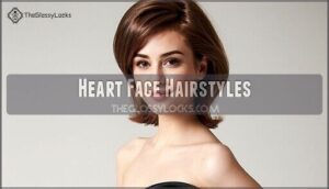 heart face hairstyles