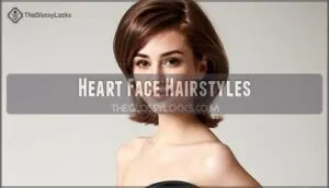 heart face hairstyles