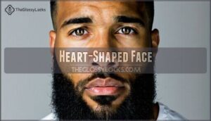 heart-shaped face