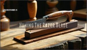 honing the razor blade