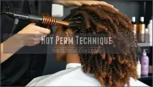 hot perm technique