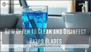 how often to clean and disinfect razor blades