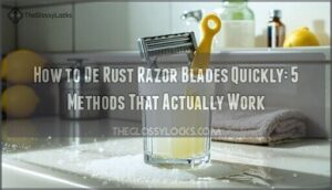 how to de rust razor blades quickly